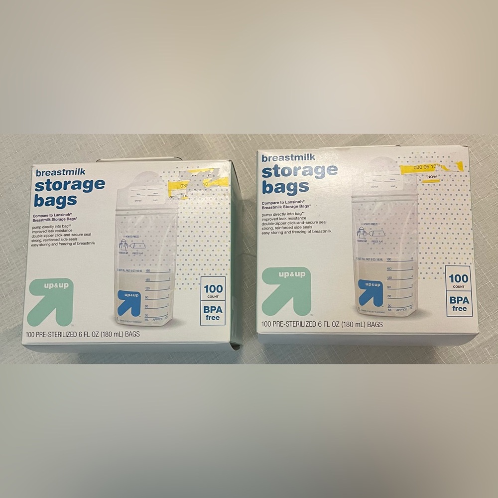 Breastmilk Storage Bags - 200ct - up & up™ compare to Lansinoh BPA Free Sterile